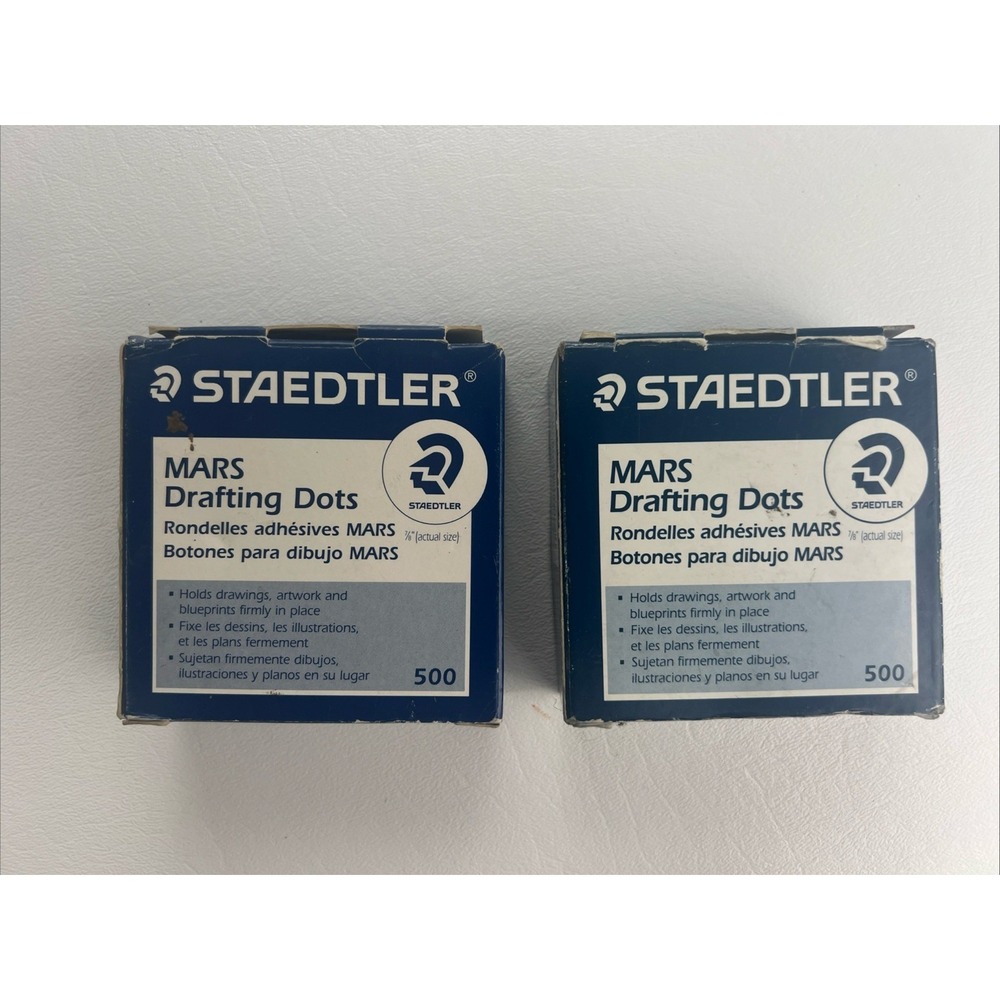 Staedtler Mars Drafting Dots 999 172D, 2 Boxes of 500 Open Boxes